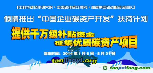 中國企業(yè)碳資產開發(fā)扶持計劃